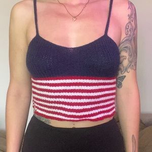 Cropped Ribbed Top